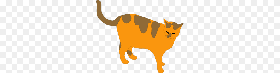 Orange And Brown Cat Clip Art, Animal, Mammal, Pet, Baby Png