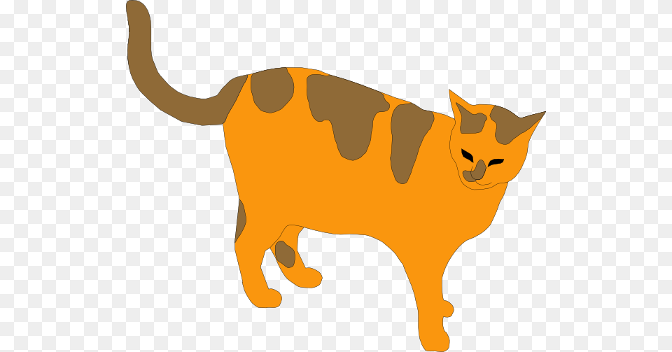 Orange And Brown Cat Clip Art For Web, Animal, Mammal, Pet, Kangaroo Free Transparent Png