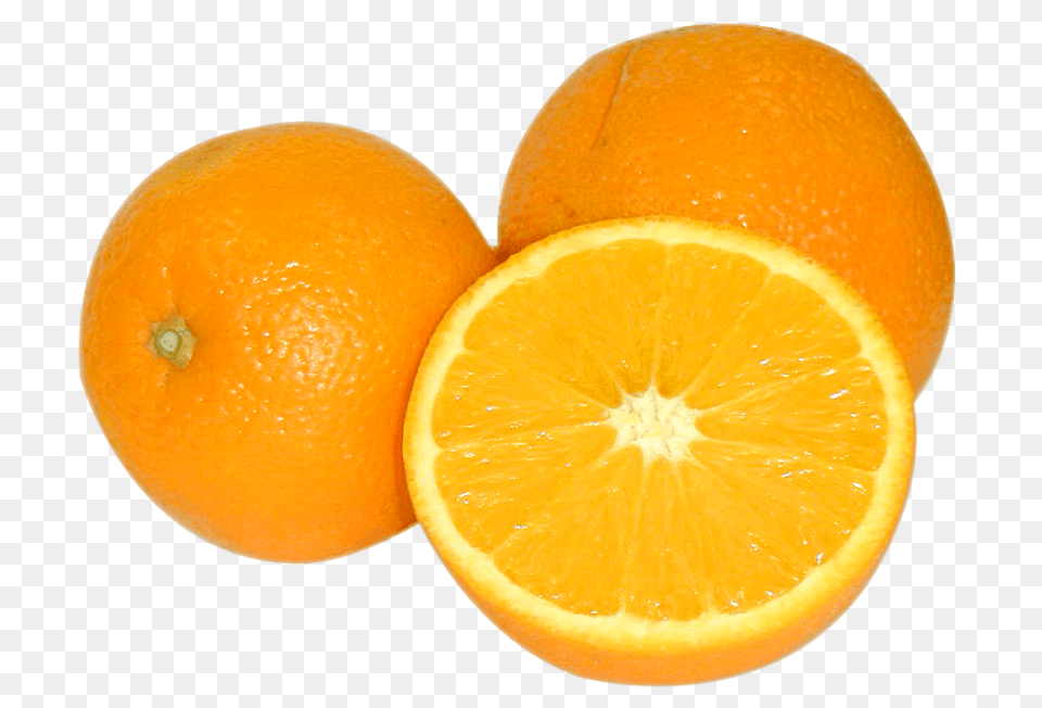 Orange And Half Of Orange, Citrus Fruit, Food, Fruit, Plant Free Transparent Png