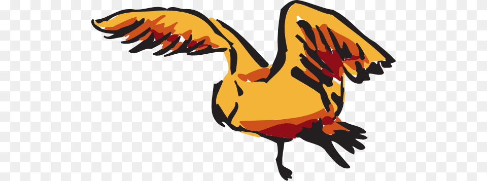 Orange And Red Flying Bird Bird Bird Clipart Bird, Animal, Beak, Goose, Waterfowl Png Image