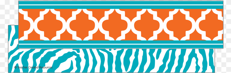 Orange And Teal Wild Moroccan Ribbon Runner, Pattern, Home Decor, Art, Floral Design Png