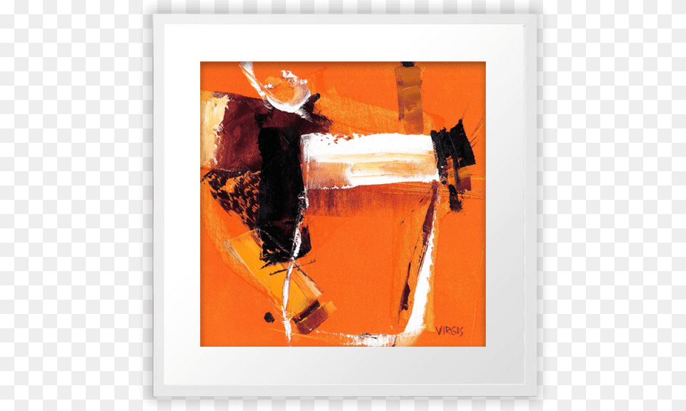 Orange And White Modern Art, Painting, Modern Art, Alcohol, Beer Free Transparent Png