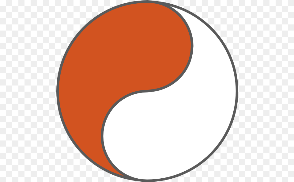 Orange And White Yin Yang Clipart Full Size Clipart Orange And White Yin Yang, Nature, Night, Outdoors, Astronomy Free Transparent Png