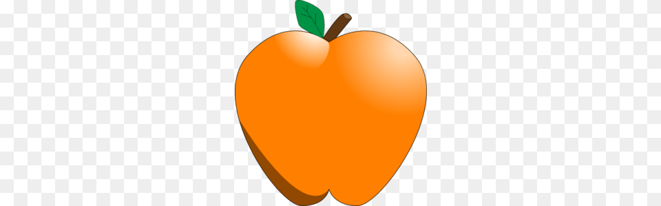 Orange Apple Clip Art, Produce, Plant, Food, Fruit Png