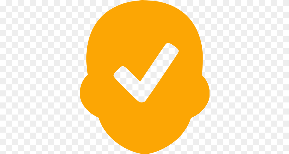 Orange Approve Icon Dot, Smoke Pipe, Sign, Symbol, Disk Png