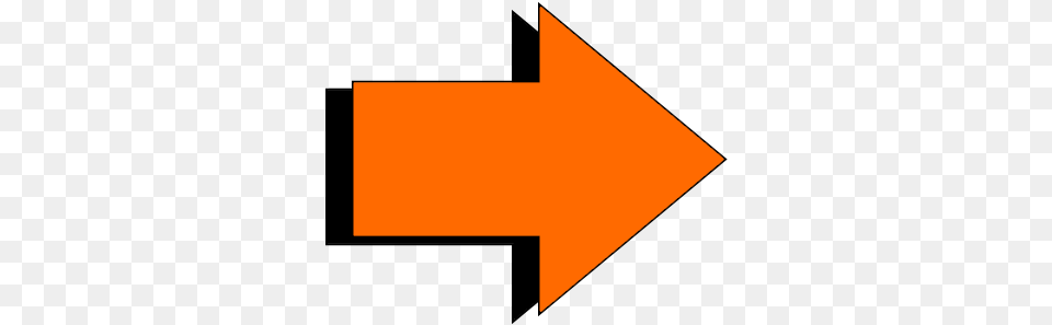 Orange Arrow By Me Clipart Orange Arrow, Symbol Free Png