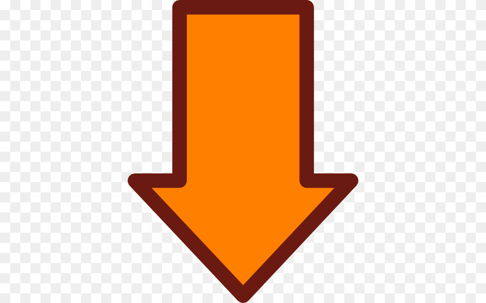 Orange Arrow Clip Art, Logo, Clothing, Hat, Symbol Free Transparent Png