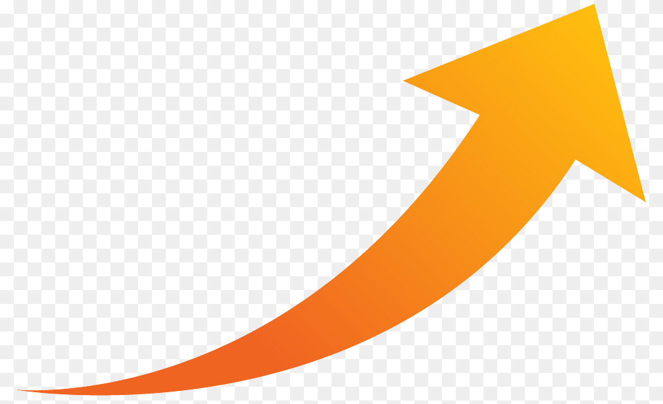Orange Arrow Pointing Top Right, Logo Free Png