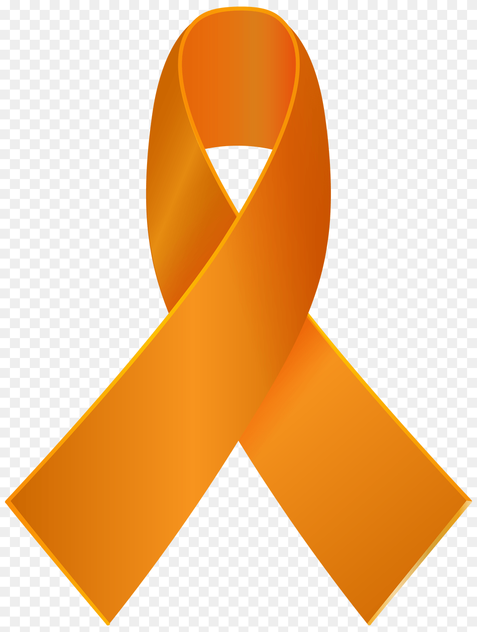 Orange Awareness Ribbon Clip Art Png