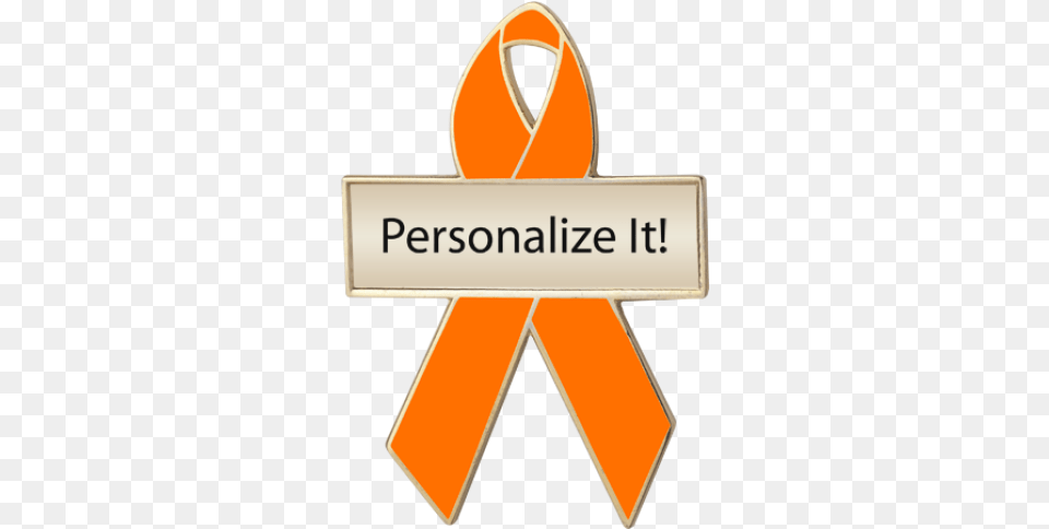 Orange Awareness Ribbons Lapel Pins Personalized Cause Kaaba, Logo, Symbol, Formal Wear Free Png