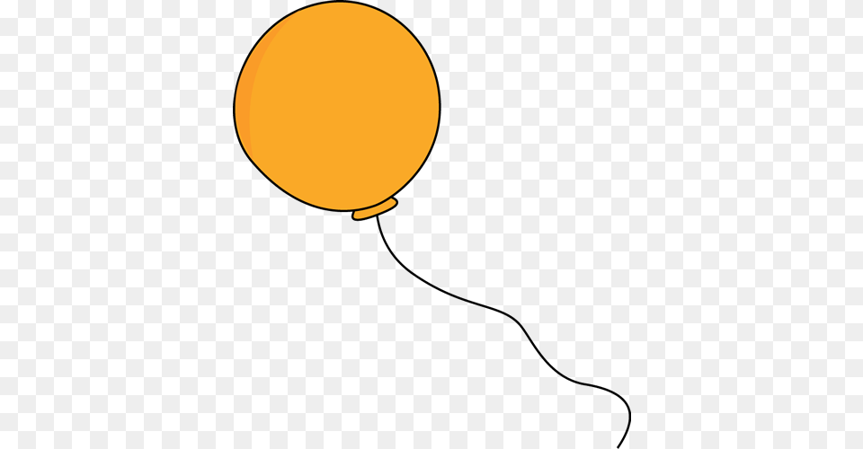 Orange Balloon Clip Art Birthday Balloons Orange, Disk Free Png Download