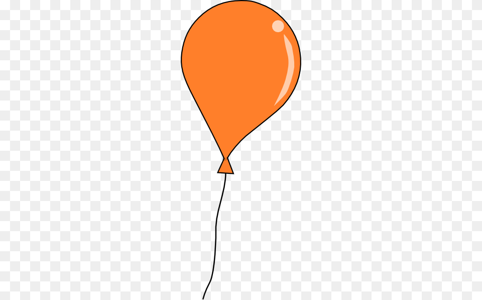 Orange Balloon String Clip Art Png