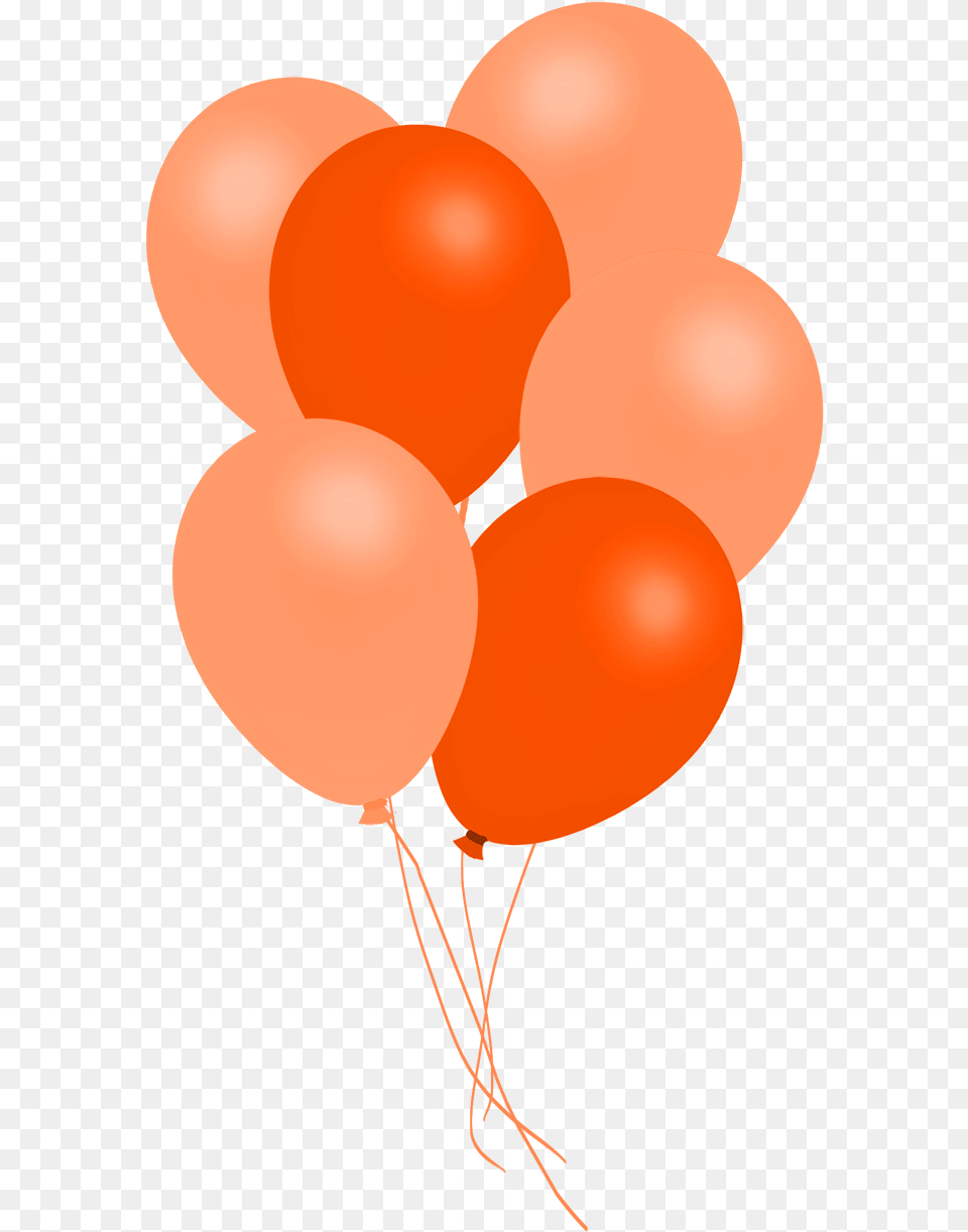 Orange Balloons Clipart Red Balloon Free Png