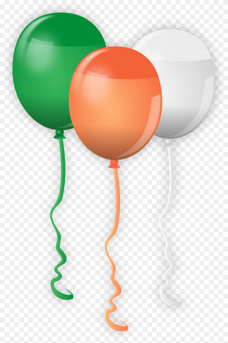 Orange Balloons Ireland Irish Paddy Eire Green Balloons White And Green, Balloon Free Png