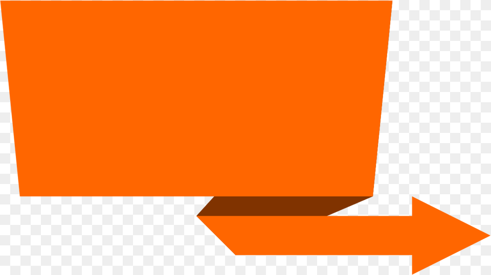 Orange Banner Free Transparent Png