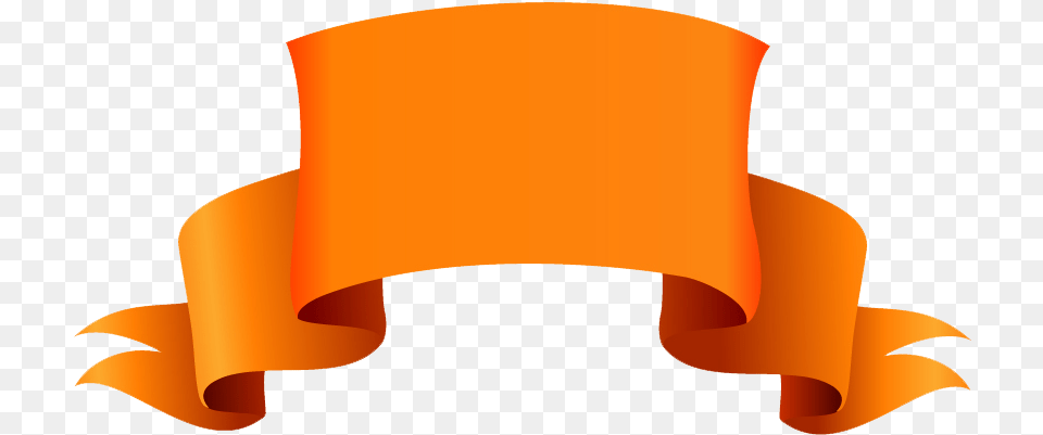 Orange Banner Picture Download Shape For Photoshop, Text, Clothing, Hat, Baby Free Png