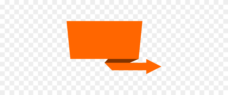 Orange Banner Transparent, Computer, Electronics, Pc, Laptop Png