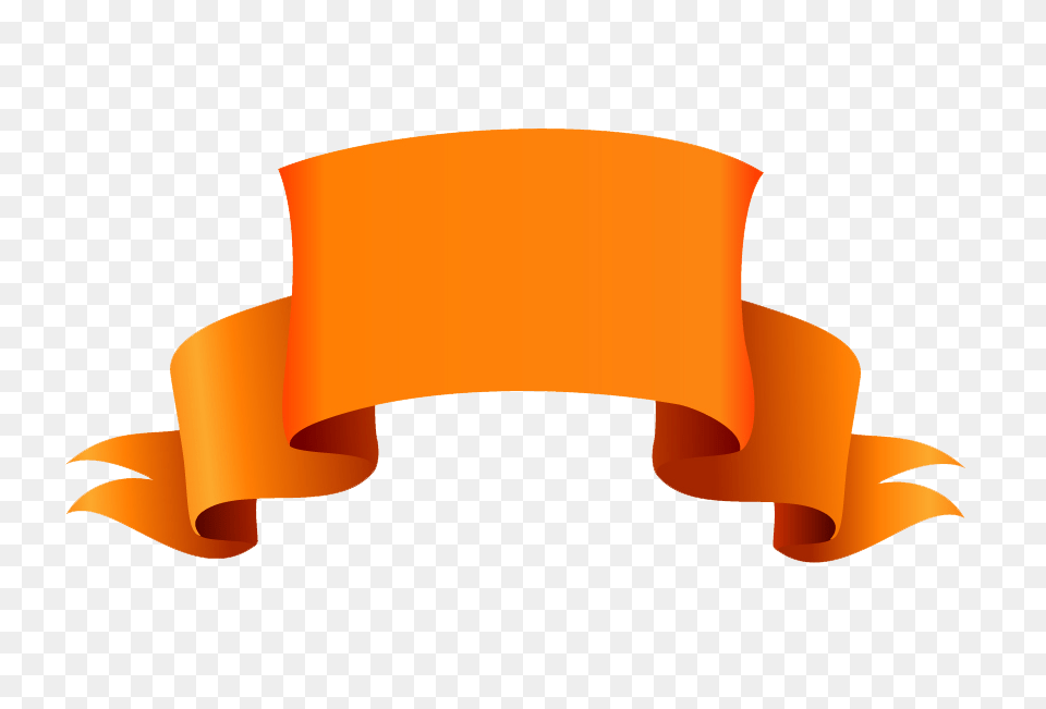 Orange Banner Transparent Images, Clothing, Hat, Text, Document Png Image