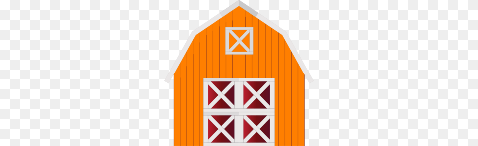 Orange Barn Clip Art, Architecture, Building, Countryside, Farm Free Png Download