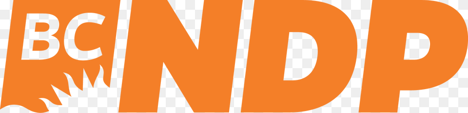 Orange Bc Ndp Logo 2017, Text Png