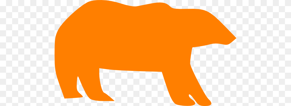 Orange Bear, Animal, Elephant, Mammal, Wildlife Free Png Download