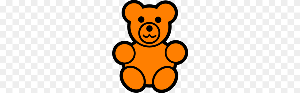 Orange Bear Clipart, Teddy Bear, Toy, Face, Head Png