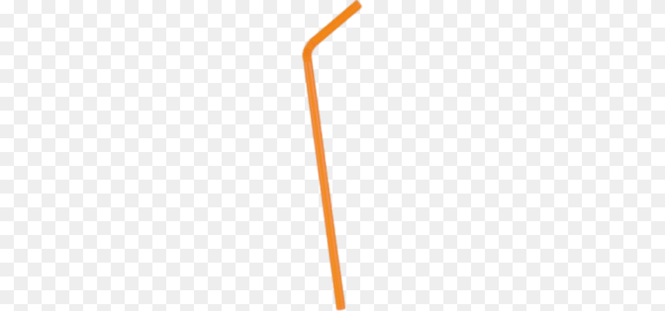 Orange Bendy Straw, Stick Png Image