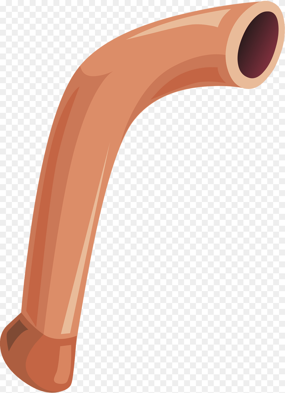 Orange Bent Pipe Clipart, Hose, Bronze Free Png