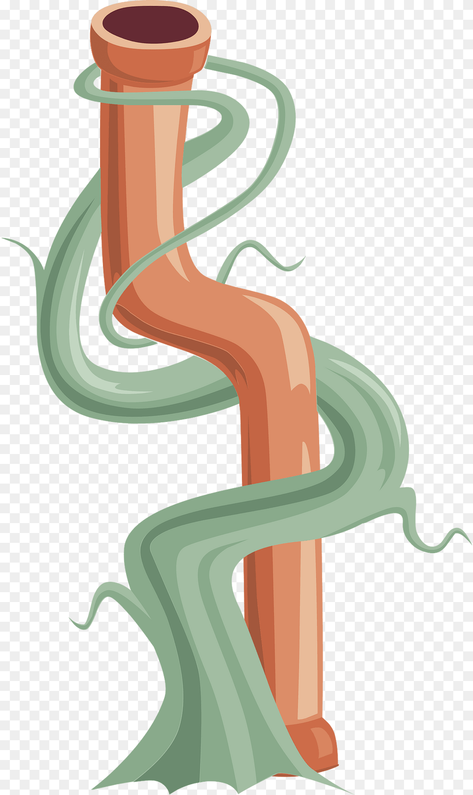 Orange Bent Pipe Clipart, Smoke, Tape Free Transparent Png