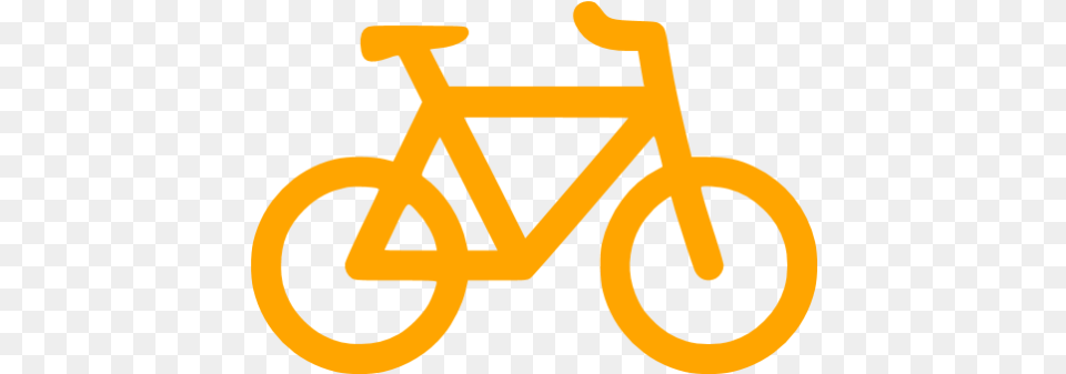 Orange Bicycle Icon Orange Bicycle Icon, Transportation, Vehicle Png Image