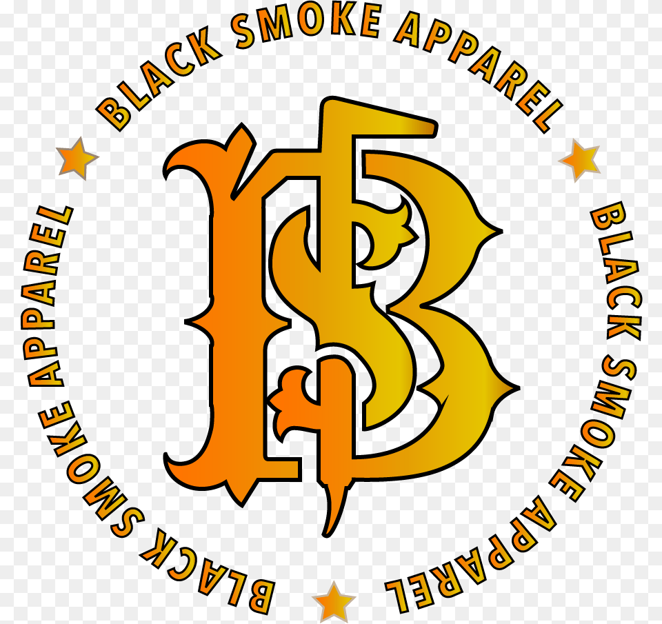 Orange Black Smoke Apparel, Logo, Symbol, Text Free Png Download