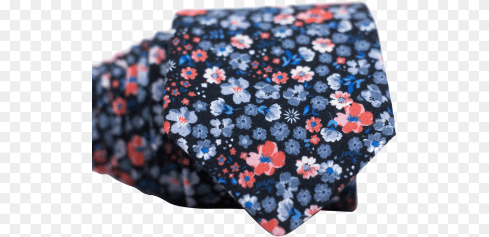Orange Blue And Grey Floral Necktie Patchwork, Accessories, Formal Wear, Tie, Clothing Free Png