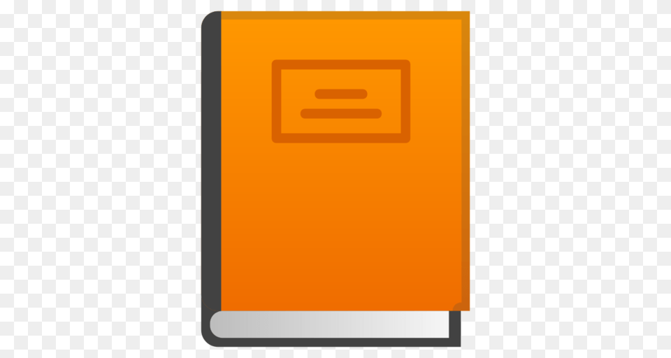 Orange Book Emoji, Mailbox, Text Png