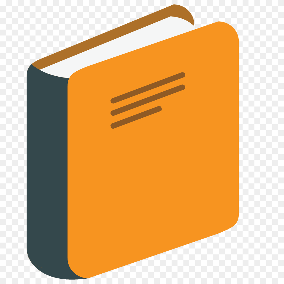 Orange Book Emoji Clipart, File Binder, File Folder, First Aid Free Transparent Png