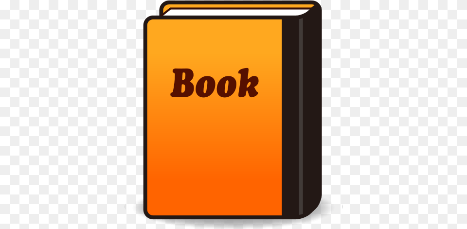 Orange Book Emoji For Facebook Email Sms Id Sign, Publication, Text Png Image