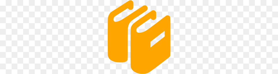 Orange Books Icon, Art Free Png