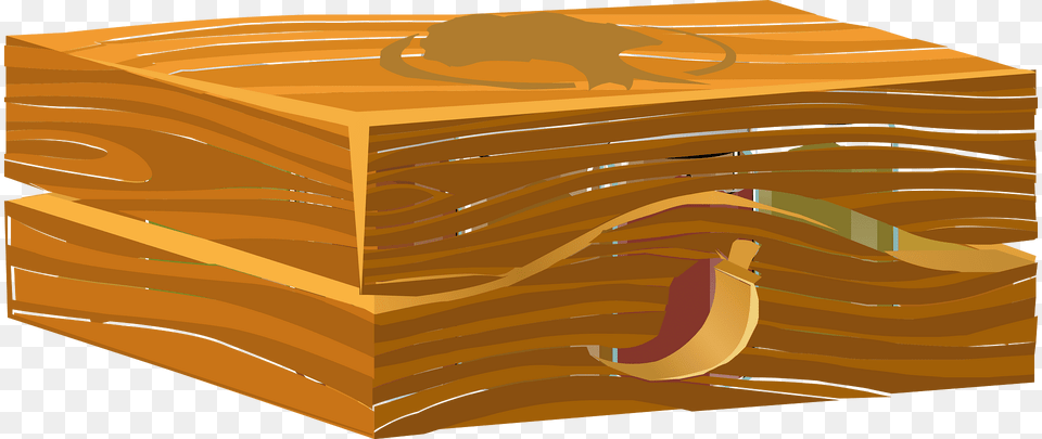 Orange Box Flasks Inside Clipart, Treasure, Wood, Drawer, Furniture Free Png