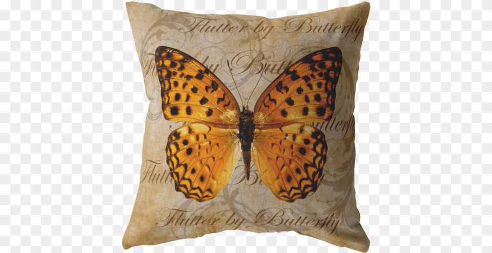 Orange Butterfly Nature Digital Collage Throw Pillow Oliver Gal 39blue Butterfly39 Canvas Art Canvas Art, Cushion, Home Decor, Animal, Insect Free Png