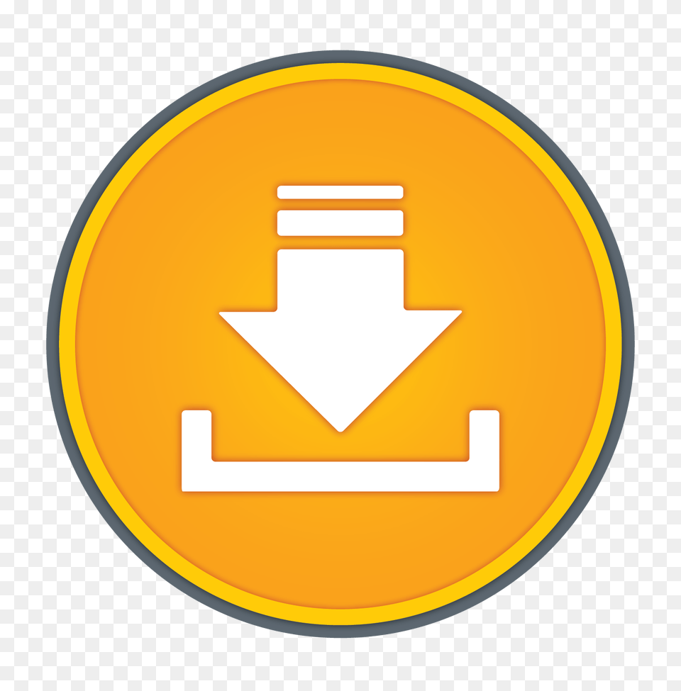 Orange Button Sepa, Sign, Symbol, Road Sign Free Png Download