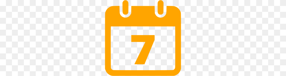 Orange Calendar Icon, Art Free Transparent Png