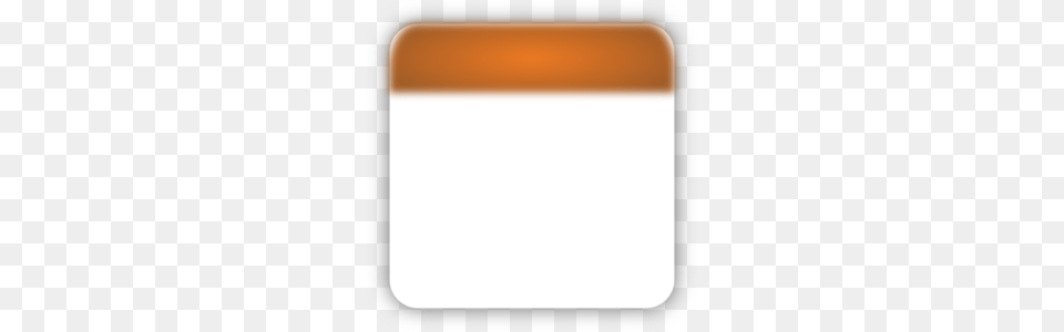 Orange Calendar Icon Clip Art, White Board Png Image