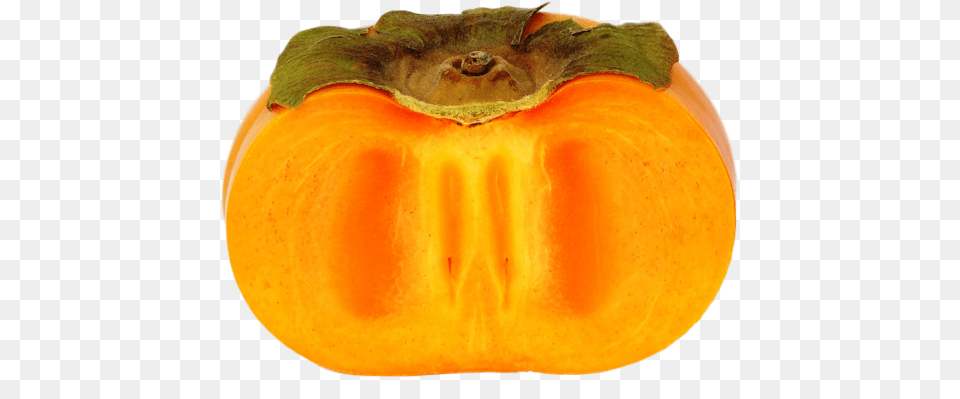 Orange Cantaloupe Hd Transparent Image For Download Persimmon Cross Section, Food, Fruit, Plant, Produce Png