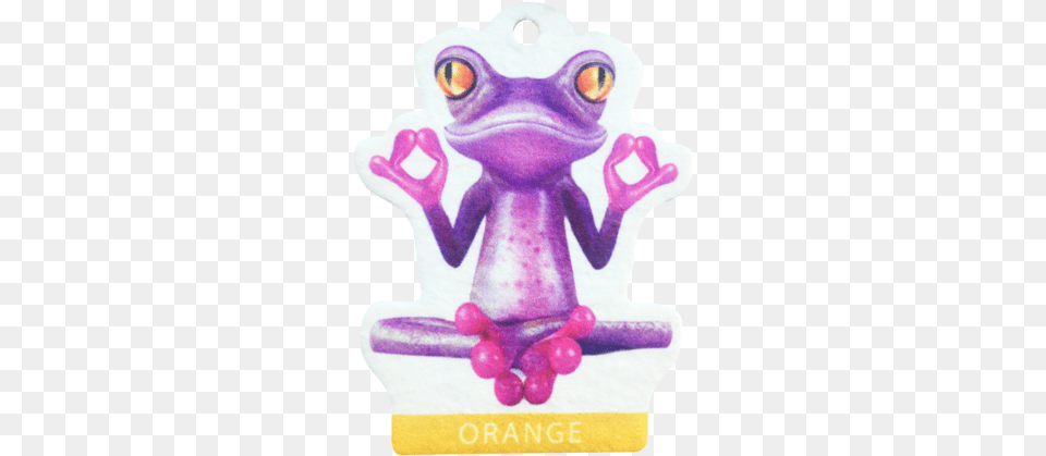 Orange Car Air Freshener Air Freshener, Purple, Amphibian, Animal, Frog Png