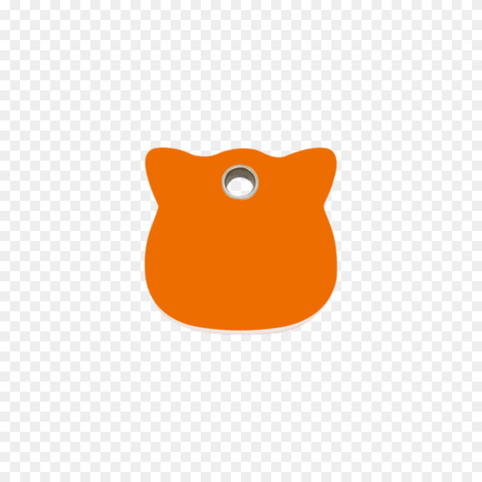 Orange Cat Head Pet Tag, Animal Free Transparent Png