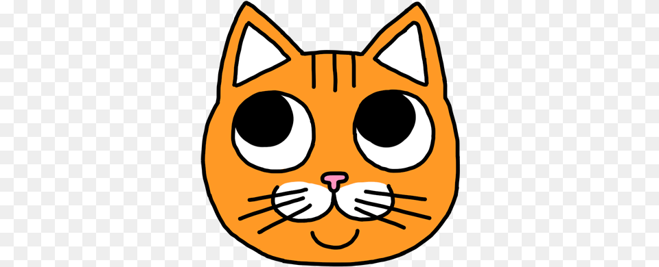 Orange Cat Stickers Messages Sticker 0 Orange Cat Clipart, Person, Animal, Mammal, Pet Free Png Download