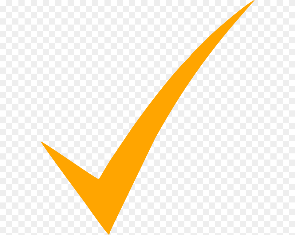 Orange Check Mark Download Orange Checkmark, Logo, Animal, Kangaroo, Mammal Free Png