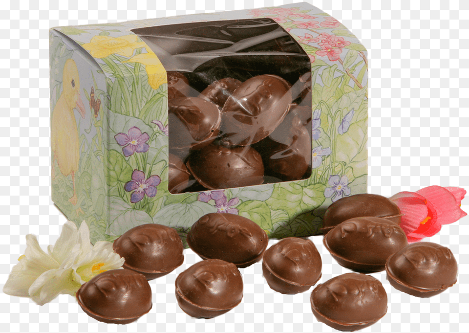 Orange Chocolate Eggs In Easter Candy Box Honmei Choco, Dessert, Food, Bread, Sweets Png