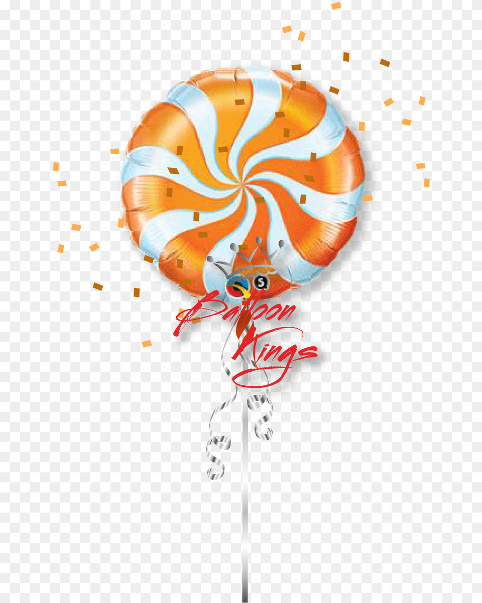 Orange Christmas Bouquet Balloons, Candy, Food, Sweets, Balloon Png Image