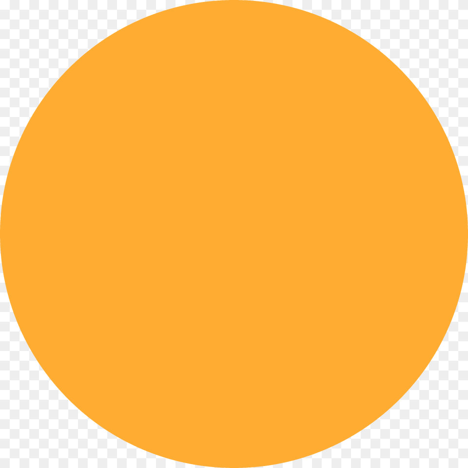 Orange Circle Emoji Clipart, Oval, Nature, Outdoors, Sky Free Png