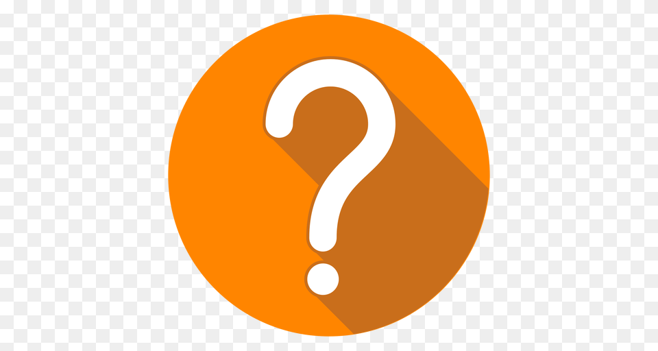 Orange Circle Question Mark Icon, Text, Symbol, Astronomy, Moon Free Png Download